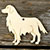 3mm Ply Golden Retriever Dog Standing