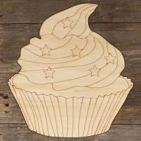 Cupcake Design C Sprinkling of Stars Main Image