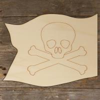 Pirate Skull and Cross Bone Flag Main Image