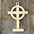 3mm Ply Grave Stone Celtic Thin Cross