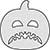 Plain Image Halloween Despair Pumpkin Face