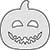 Plain Image Halloween Happy Pumpkin Face